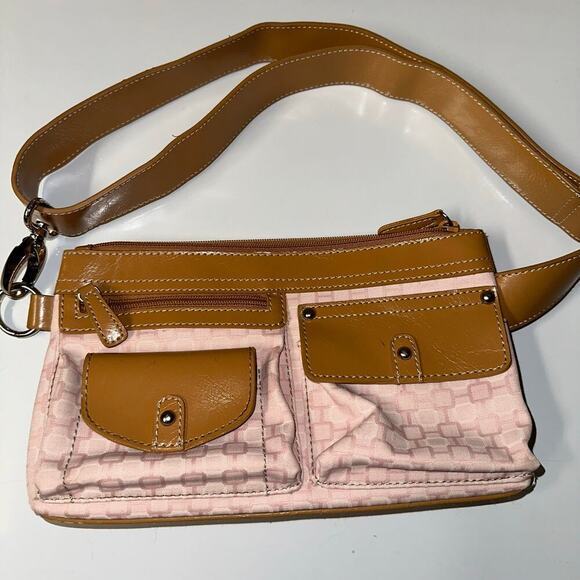 Y2k soft baby pink Nine West mini shoulder bag - Picture 1 of 5